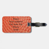 Basketball Close-up custom Bagagelabel (Achterkant horizontaal)