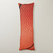 Basketball Close-up oranje en black Lichaamskussen (Achterkant (Verticaal))