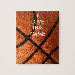Basketball Close-up - Popular Sports Art Legpuzzel