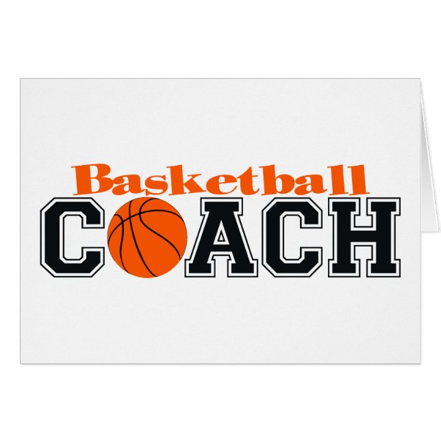 Basketball Coach (Voorkant Horizontaal)