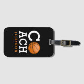 Basketball Coach - Aangepaste naam Bagagelabel (Voorkant (horizontaal))