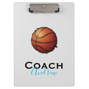 Basketball Coach Aangepaste naam Sportklembord Klembord