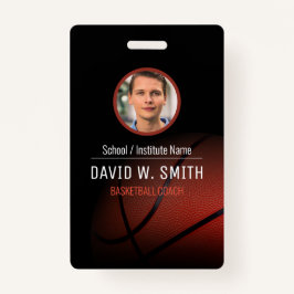 Basketball Coach Badge