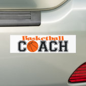 Basketball Coach Bumpersticker (Op auto)