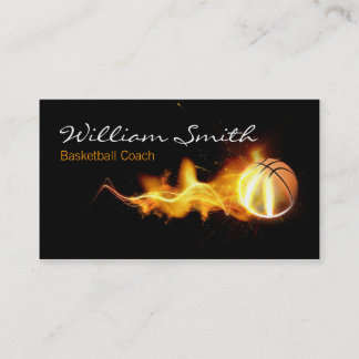 Basketball Coach Business Card Visitekaartje