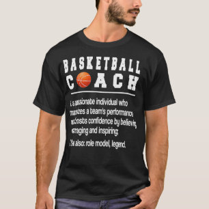 Basketball Coach Definition Basketball Coaching T-shirt