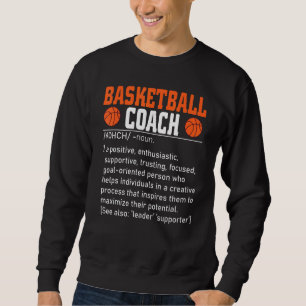 Basketball Coach Definition Coach T-shirt Man Vrou