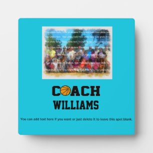 Basketball Coach - Gepersonaliseerd Fotoplaat