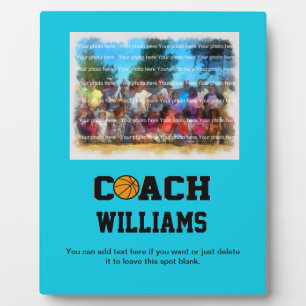 Basketball Coach - Gepersonaliseerd Fotoplaat