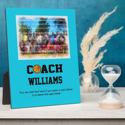 Basketball Coach - Gepersonaliseerd Fotoplaat (Zijkant)