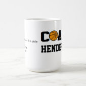 Basketball Coach - Gepersonaliseerd Koffiemok (Center)