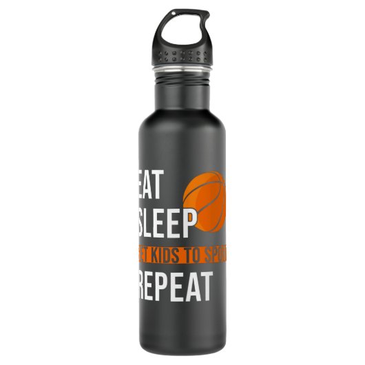 Basketball Coach Gift Waterfles (Voorkant)