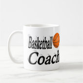 Basketball Coach halve tekst Koffie Mok (Links)