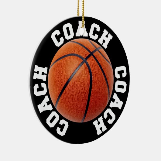 Basketball Coach Keramisch Ornament (Rechts)