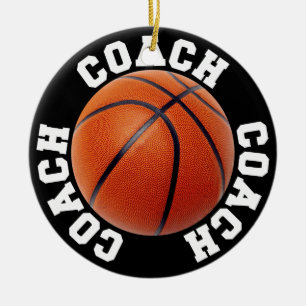 Basketball Coach Keramisch Ornament
