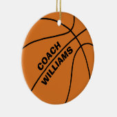 Basketball Coach Keramisch Ornament (Rechts)