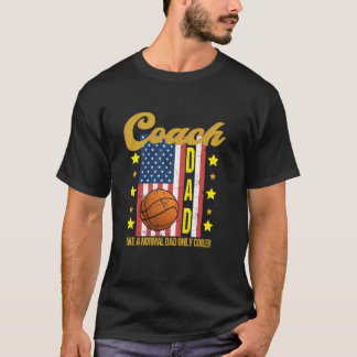 Basketball Coach pap als een normale pap, alleen k T-shirt
