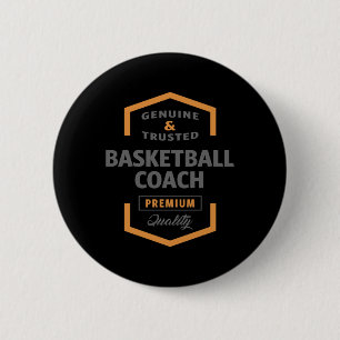Basketball Coach Ronde Button 5,7 Cm