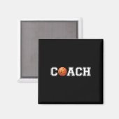 Basketball Coach Sport Coaching stafchef Coach Magneet (Voorkant / Achterkant)