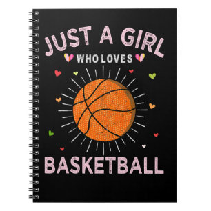 Basketball Coach Sport is gewoon een meisje dat er Notitieboek