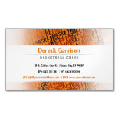 Basketball Coach | Sport Magnetisch Visitekaartje (Voorkant)