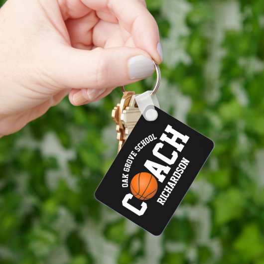 Basketball Coach Sport Sleutelhanger (Hand)