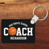 Basketball Coach Sport Sleutelhanger (Voorkant)