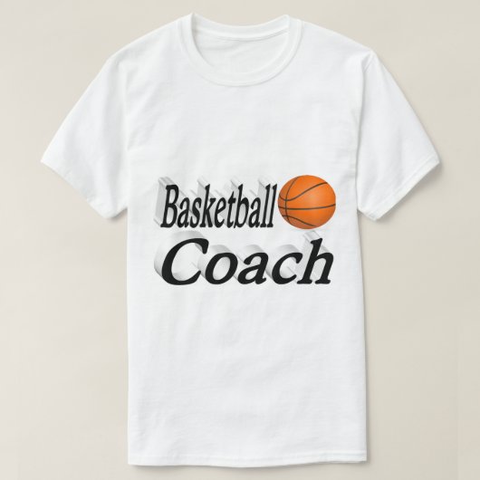 Basketball Coach T-shirt (Design voorkant)