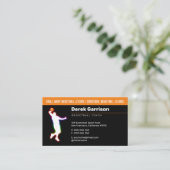 Basketball Coach | Trainer sport Visitekaartje (Staand voorkant)