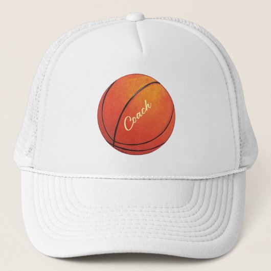 Basketball Coach Trucker Pet (Voorkant)