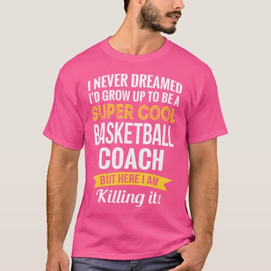 Basketball Coach Tshirt Cadeaux Drôle (Devant)