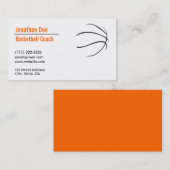 Basketball Coach Visitekaartje (Voorkant / Achterkant)