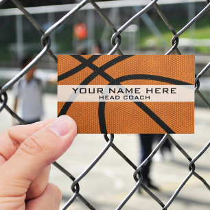 Basketball Coach Visitekaartje