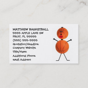 Basketball Coach Visitekaartje