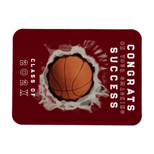 Basketball Congrats 2023 Magneet (Horizontaal)