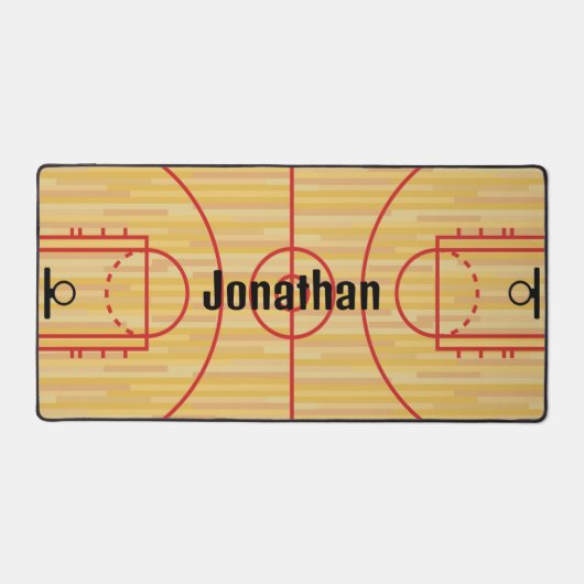 Basketball Court Design Bureau Mat (Recto)
