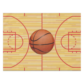Basketball Court Design Tablecloth Tafelkleed