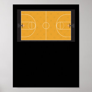 Basketball Court Poster