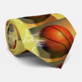 Basketball Cravate personnalisée Crayon (Roulé)