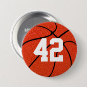 Basketball Custom High Definition Button Pin (Voorkant /achterkant)