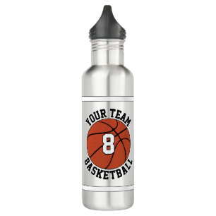 Basketball Custom Team Name & Player Number Sports Waterfles