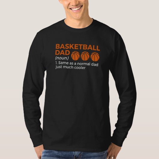 Basketball Dad Definition Basketball Player T-shirt (Voorkant)