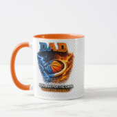 Basketball Dad Mug – Charged for the Game, Driven  (Gauche)