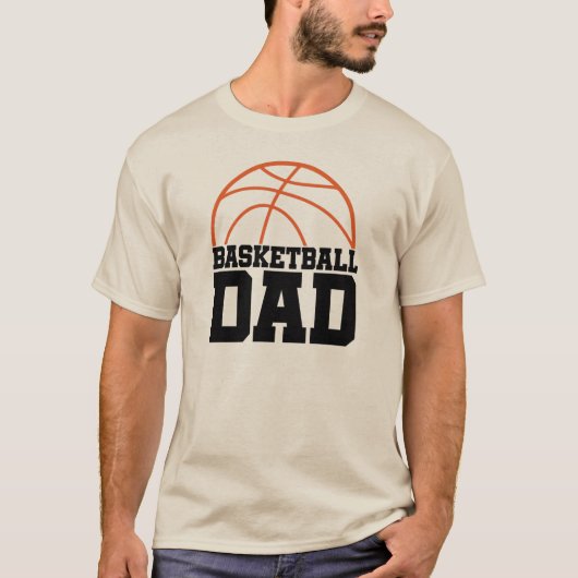 Basketball  Dad  T-shirt (Voorkant)
