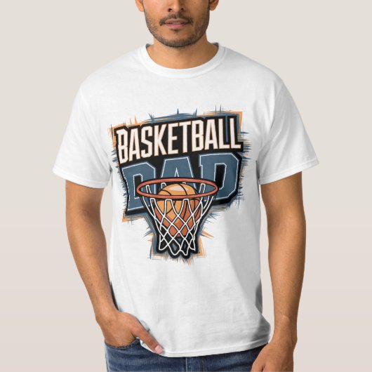 Basketball dad t-shirt (Voorkant)
