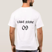BASKETBALL DAD T-Shirt - Gepersonaliseerd (Achterkant)