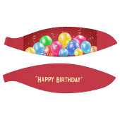 Basketball d'anniversaire festif avec ballons 