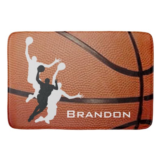 Basketball Design Bath Mat (Voorkant)