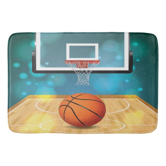 Basketball Design Bath Mat (Voorkant)