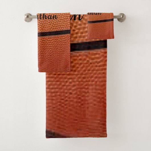 Basketball Design Bath Towel Set Bad Handdoek (Insitu)